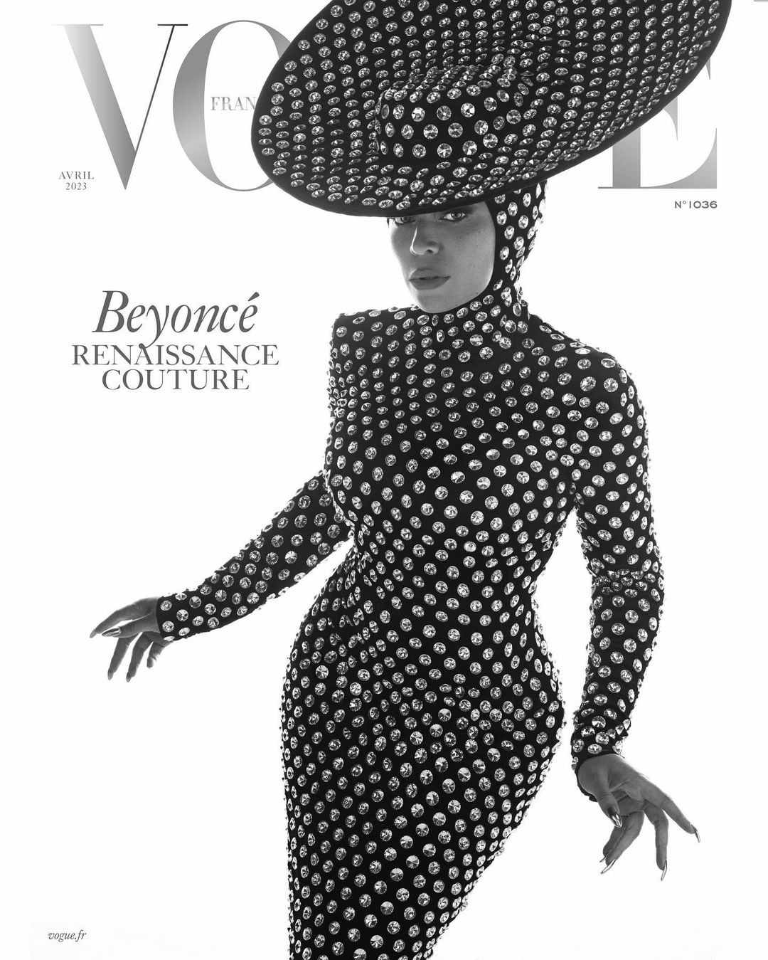 Chimène D Beyoncé Balmain Haute couture Broderie crochet plumasserie Vogue